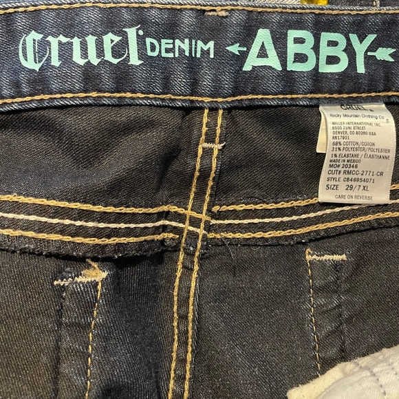 Cruel Girl Denim Abby Jeans 29/ XL - Picture 6 of 7